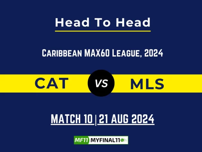 CAT vs MLS Player Battle, Head to Head Team Stats, Player Record (1)