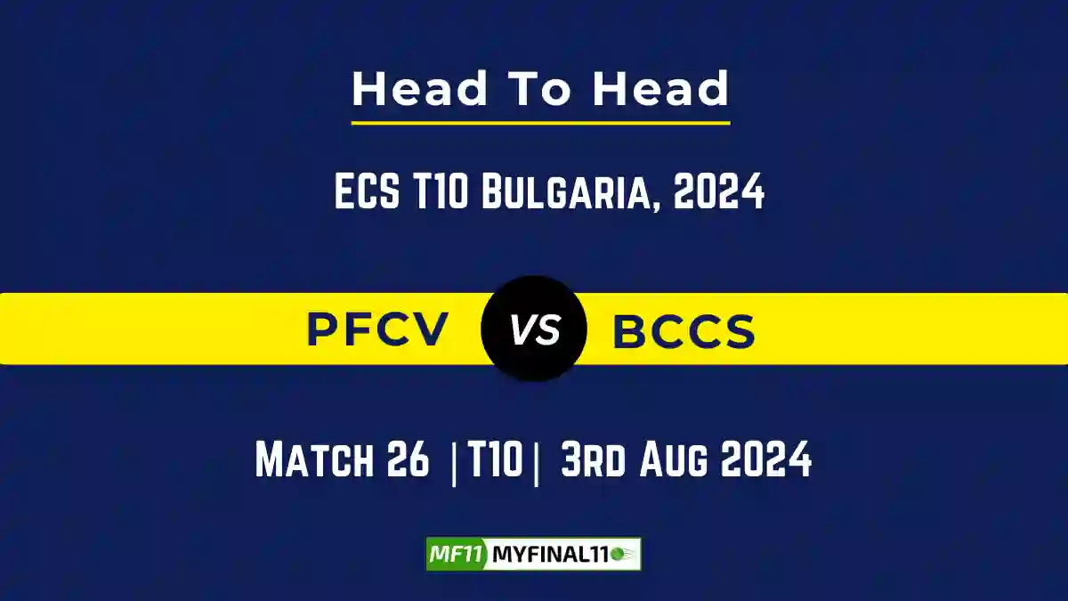 PFCV vs BCCS Player Battle, Head to Head Team Stats, Player Record - ECS T10 Bulgaria, 2024