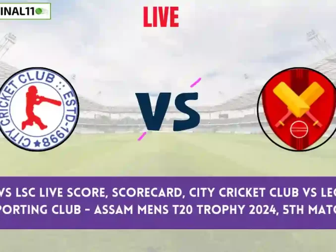 CCC vs LSC Live Score: Scorecard, Ball by Ball Commentary - Match 5, Assam men's T20, 2024