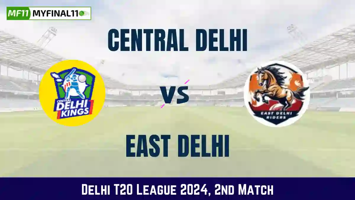 CDK vs EDR Dream11 Prediction Today Match 2 Pitch Report & Stats - Delhi T20 League 2024