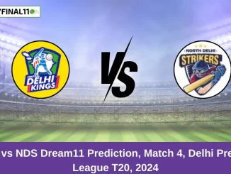 CDK vs NDS Dream11 Prediction, Match 4, Delhi Premier League T20, 2024