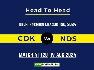 CDK vs NDS Player Battle, Head to Head Team Stats, Player Record