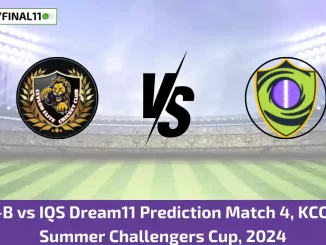 CEC-B vs IQS Dream11 Prediction Match 4, KCC T10 Summer Challengers Cup, 2024