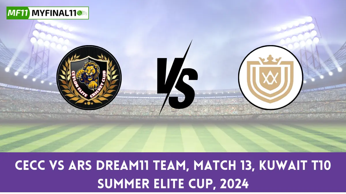 CECC vs ARS Dream11 team, Match 13, Kuwait T10 Summer Elite Cup, 2024