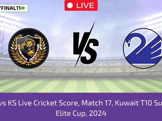 CECC vs KS Live Cricket Score, Match 17, Kuwait T10 Summer Elite Cup, 2024