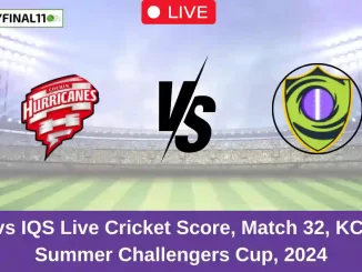 COH vs IQS Live Cricket Score, Match 32, KCC T10 Summer Challengers Cup, 2024