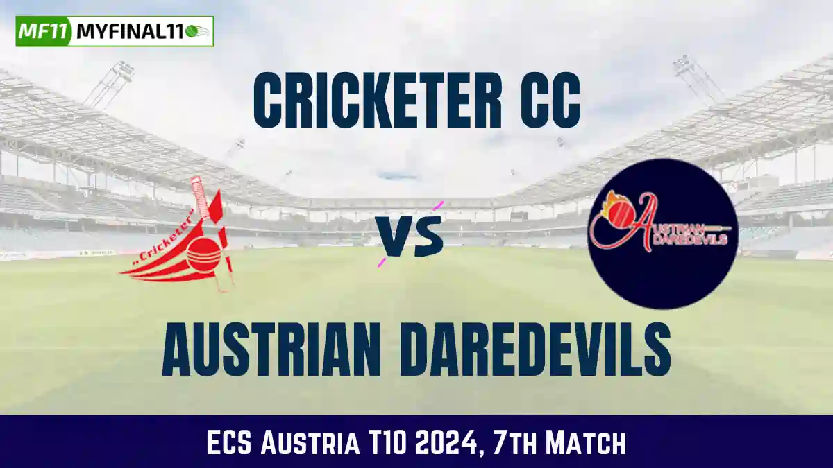 CRC vs ADD Dream11 Prediction Today: Match 7 Pitch Report, and Player Stats | ECS Austria T10, 2024