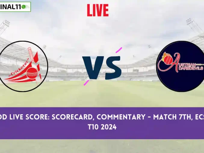 CRC vs ADD Live Score: Scorecard, Ball by Ball Commentary - Match 7, ECS Austria T10, 2024