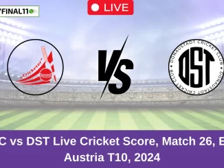 CRC vs DST Live Cricket Score, Match 26, ECS Austria T10, 2024