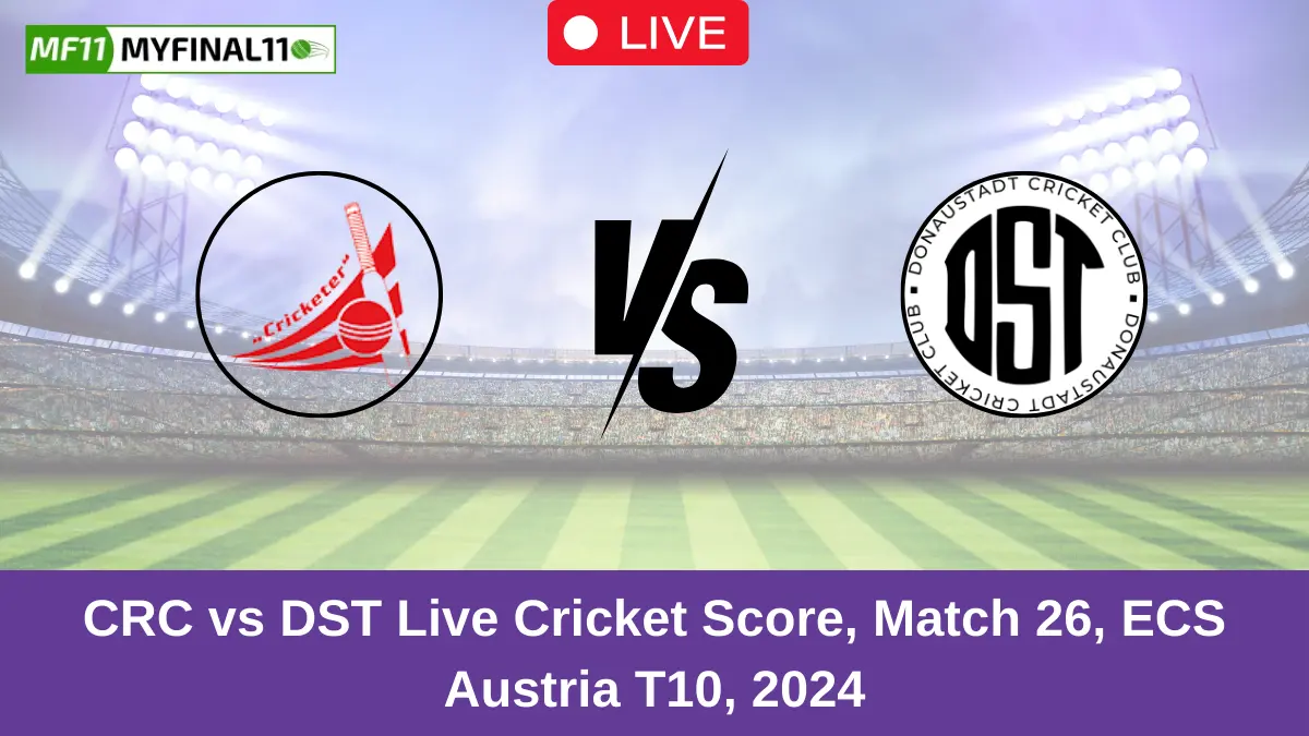 CRC vs DST Live Cricket Score, Match 26, ECS Austria T10, 2024