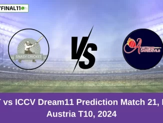 DST vs ICCV Dream11 Prediction Match 21, ECS Austria T10, 2024