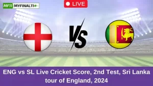 ENG vs SL Live Cricket Score, 2nd Test, Sri Lanka tour of England, 2024