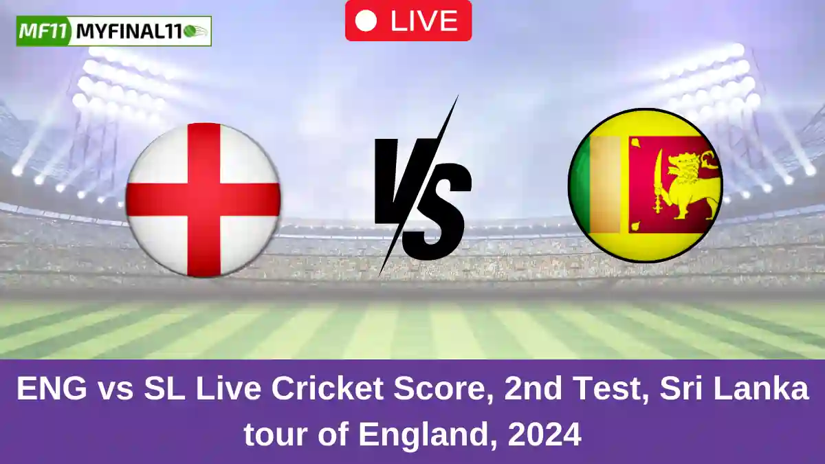 ENG vs SL Live Cricket Score, 2nd Test, Sri Lanka tour of England, 2024