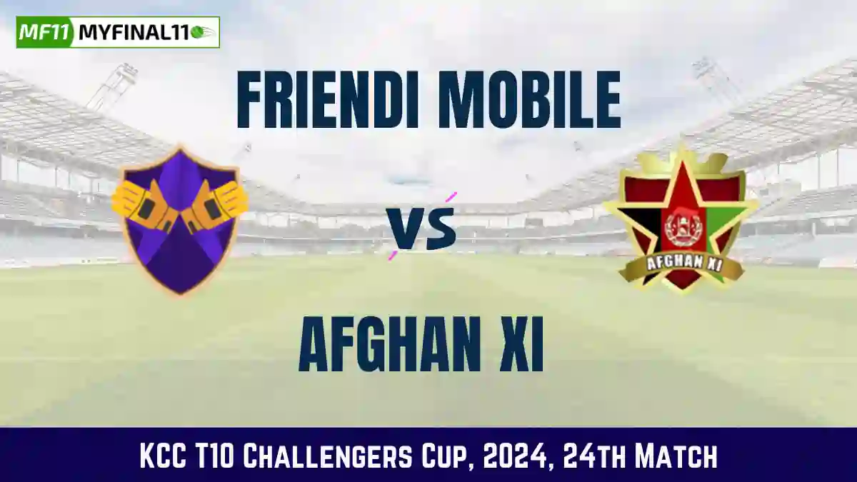 FRB vs AFG-XI Dream11 Prediction Today: Match 24 Pitch Report, and Player Stats | KCC T10 Challengers Cup, 2024