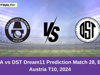 GCA vs DST Dream11 Prediction Match 28, ECS Austria T10, 2024