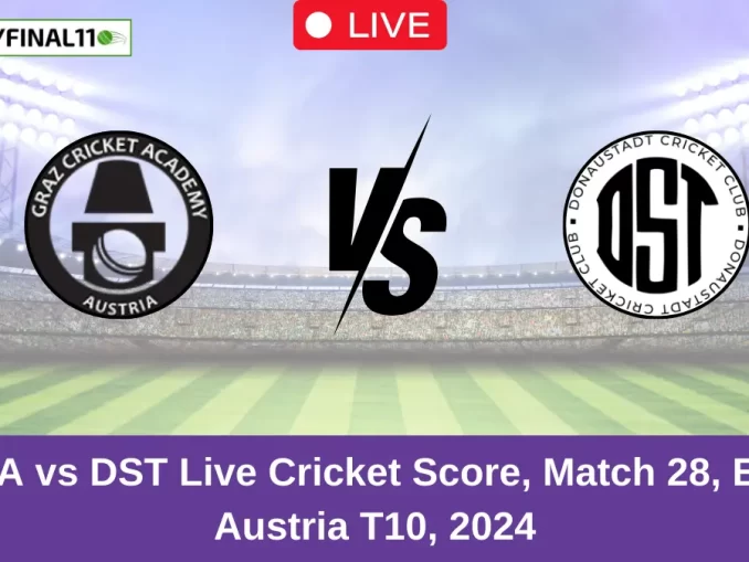 GCA vs DST Live Cricket Score, Match 28, ECS Austria T10, 2024