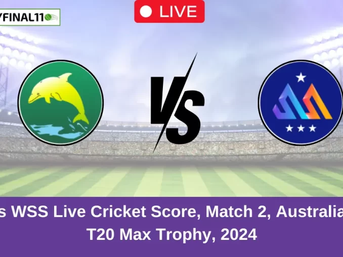 GCT vs WSS Live Cricket Score, Match 2, Australian KFC T20 Max Trophy, 2024