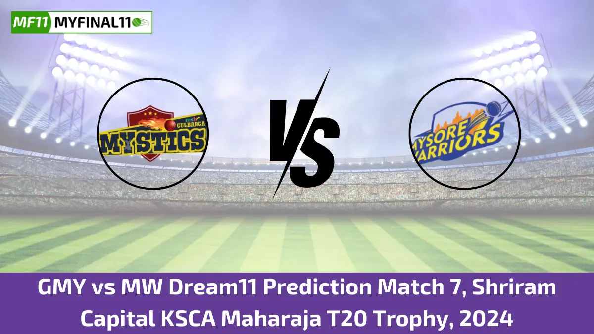 GMY vs MW Dream11 Prediction Match 7, Shriram Capital KSCA Maharaja T20 Trophy, 2024