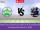 GS vs BLO Live Cricket Score, Match 19, Grand Rumble T10 Championship Round 3, 2024