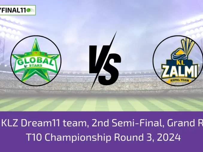 GS vs KLZ Dream11 team, 2nd Semi-Final, Grand Rumble T10 Championship Round 3, 2024