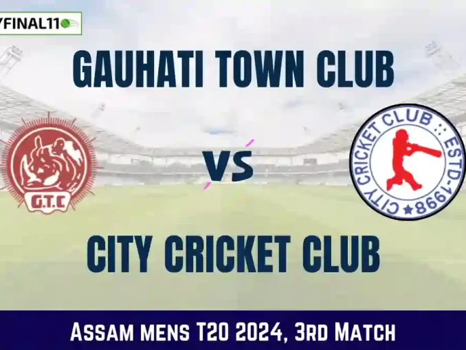 GTC vs CCC Dream11 Prediction Today: Match 3 Pitch Report, and Player Stats | Assam mens T20, 2024