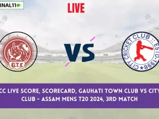 GTC vs CCC Live Score: Scorecard, Ball by Ball Commentary - Match 3, Assam mens T20, 2024