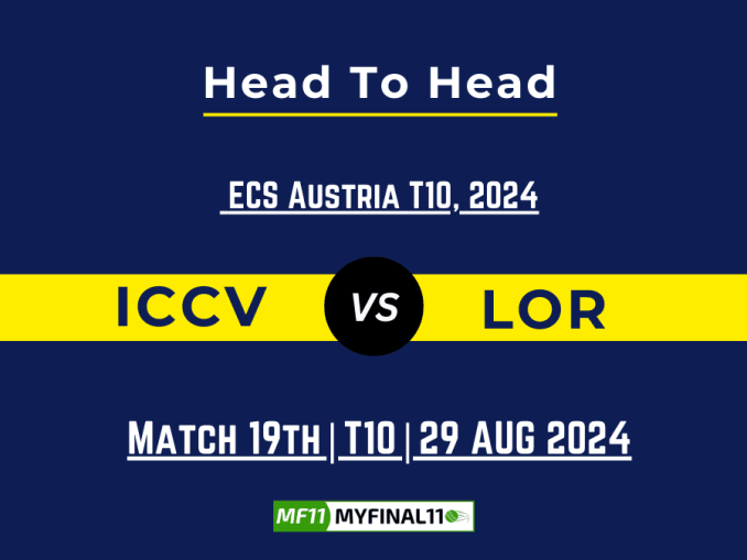 ICCV vs LOR Player Battle, Head to Head Team Stats, Player Record (1)