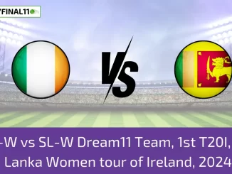 IR-W vs SL-W Dream11 Team, 1st T20I, Sri Lanka Women tour of Ireland, 2024