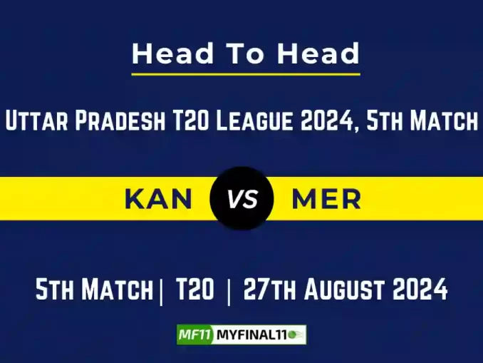 KAN vs MER Player Battle, Head to Head Team Stats, Team Record – Uttar Pradesh T20 League 2024