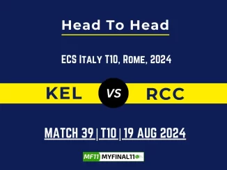 KEL vs RCC Player Battle, Head to Head Team Stats, Player Record (1)