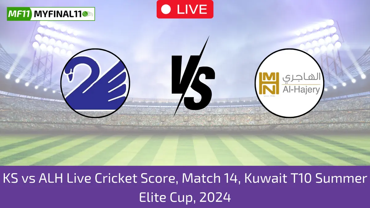 KS vs ALH Live Cricket Score, Match 14, Kuwait T10 Summer Elite Cup, 2024