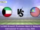 KUW vs MAS Dream11 Prediction Match 5, Malaysia T20 International Tri-nations Cup, 2024