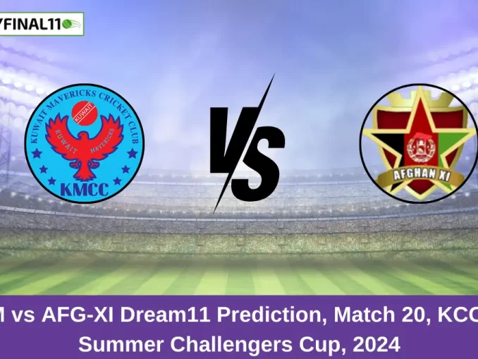 KWM vs AFG-XI Dream11 Prediction, Match 20, KCC T10 Summer Challengers Cup, 2024