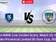 LLG vs NWW Live Cricket Score, Match 10, Ireland Inter-Provincial Limited 50 Over Cup, 2024