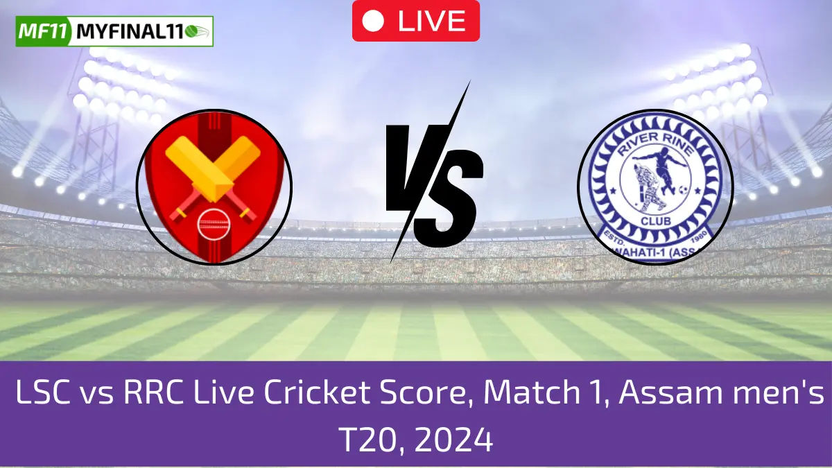 LSC vs RRC Live Cricket Score, Match 1, Assam men's T20, 2024