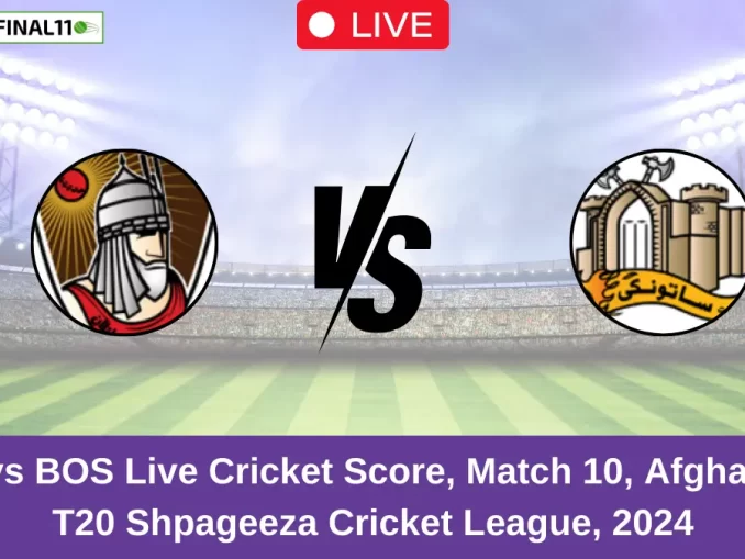 MAK vs BOS Live Cricket Score, Match 10, Afghanistan T20 Shpageeza Cricket League, 2024