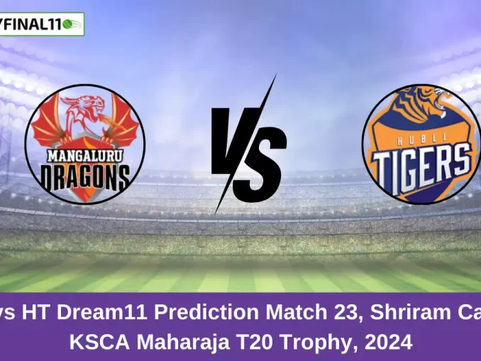 MD vs HT Dream11 Prediction Match 23, Shriram Capital KSCA Maharaja T20 Trophy, 2024