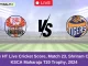 MD vs HT Live Cricket Score, Match 23, Shriram Capital KSCA Maharaja T20 Trophy, 2024