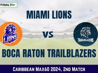 MLS vs BRT Dream11 Prediction Today Match 2 Pitch Report & Stats - Caribbean Max60 2024