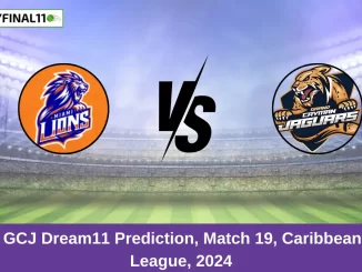 MLS vs GCJ Dream11 Prediction, Match 19, Caribbean MAX60 League, 2024