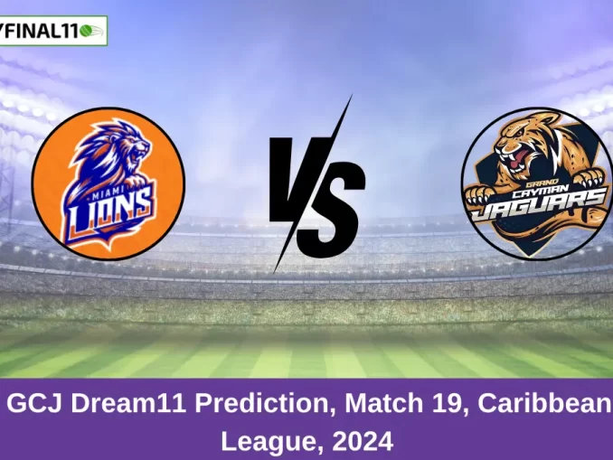 MLS vs GCJ Dream11 Prediction, Match 19, Caribbean MAX60 League, 2024