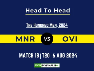 MNR vs OVI Player Battle, Head to Head Team Stats, Player Record - The Hundred Men, 2024