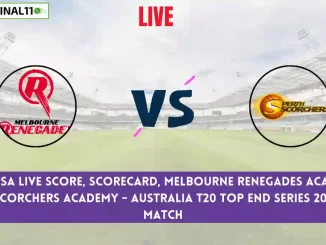 MRA vs PSA Live Score: Scorecard, Ball by Ball Commentary - Match 15, Australian T20 Top End Series, 2024