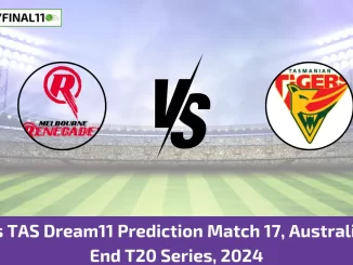 MRA vs TAS Dream11 Prediction Match 17, Australian Top End T20 Series, 2024