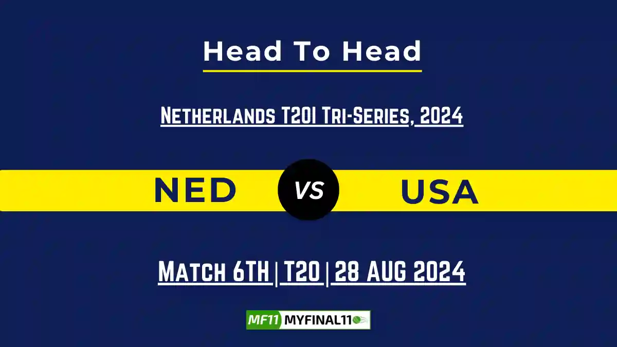 NED vs USA Player Battle, Head to Head Team Stats, Player Record