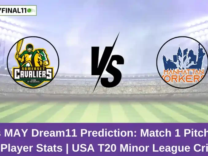 NJSC vs MAY Dream11 Prediction Today: Match 1 Pitch Report, and Player Stats | USA T20 Minor League Cricket