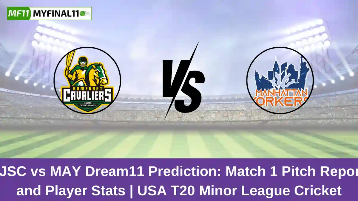 NJSC vs MAY Dream11 Prediction Today: Match 1 Pitch Report, and Player Stats | USA T20 Minor League Cricket