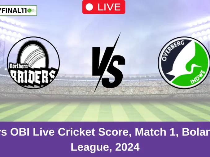 NTR vs OBI Live Cricket Score, Match 1, Boland T10 League, 2024