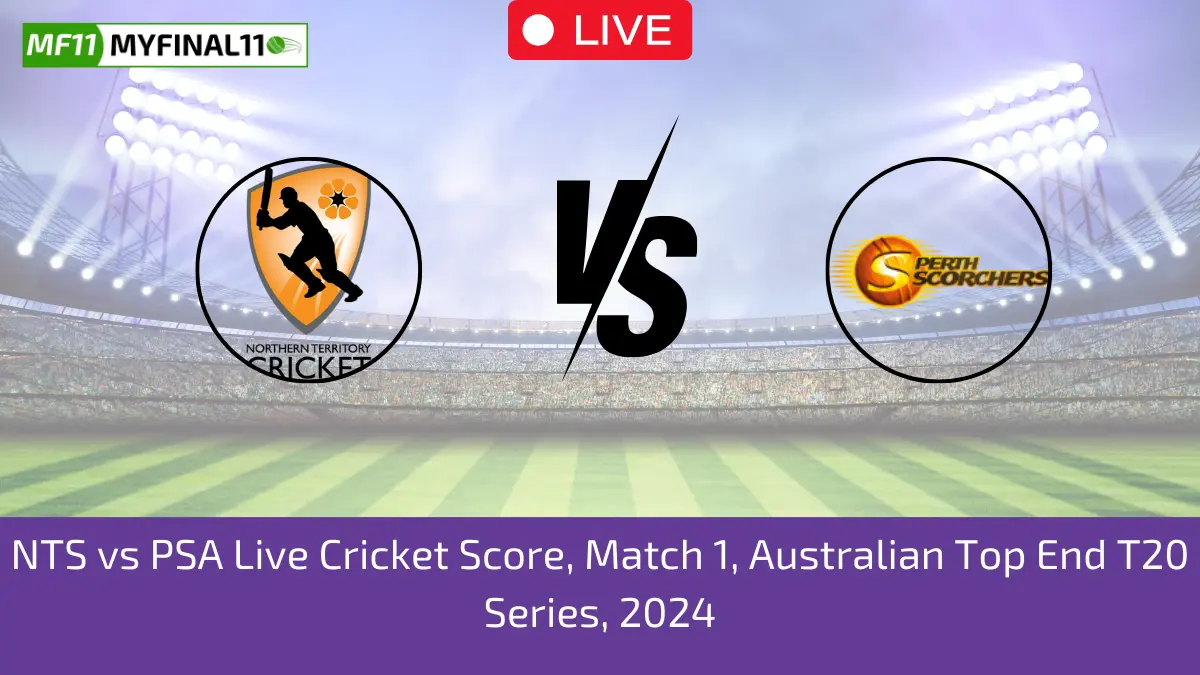 NTS vs PSA Live Cricket Score, Match 1, Australian Top End T20 Series, 2024