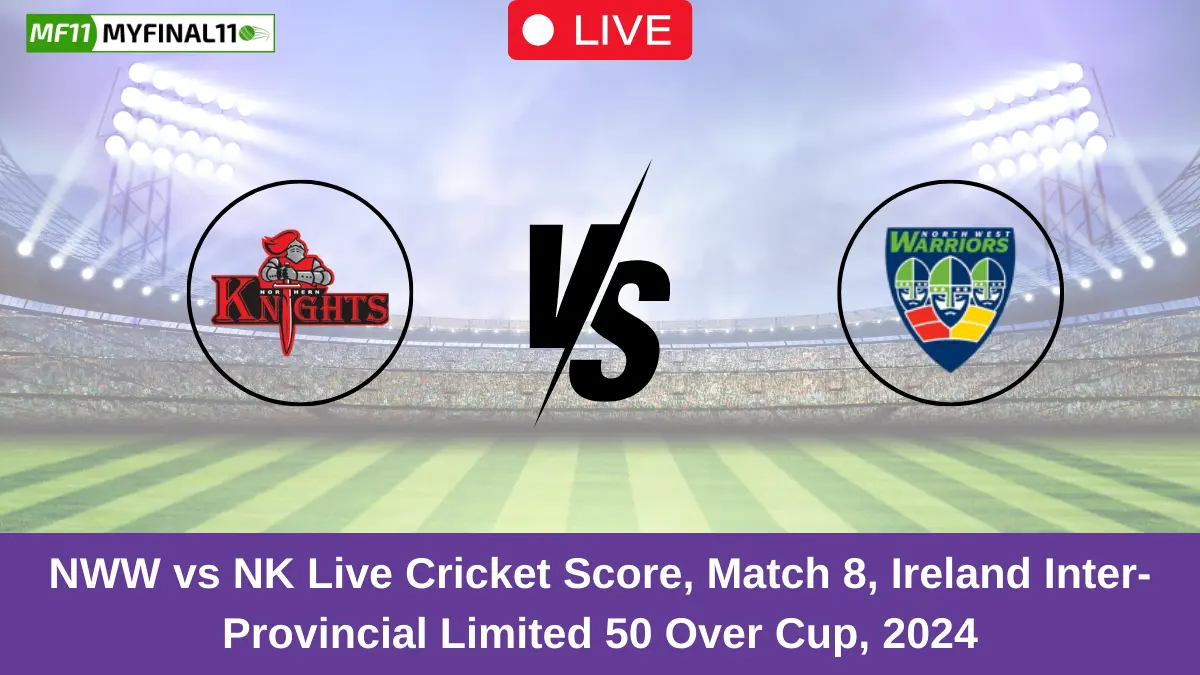 NWW vs NK Live Cricket Score, Match 8, Ireland Inter-Provincial Limited 50 Over Cup, 2024